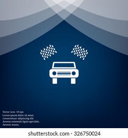 Car wash vector icon.