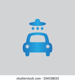 Car wash vector icon
