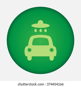 Car wash vector icon