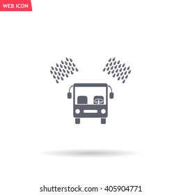 Car wash vector icon.