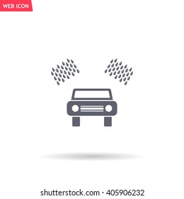 Car wash vector icon.