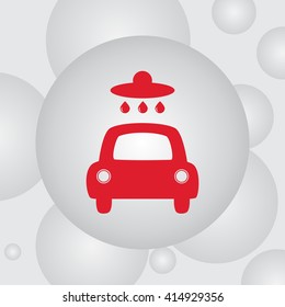 Car wash vector icon