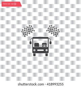 Car wash vector icon.