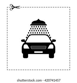 car wash vector icon