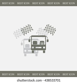Car wash vector icon.