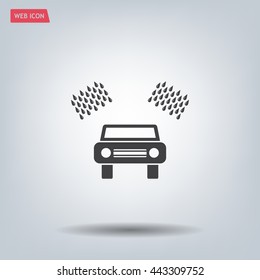 Car wash vector icon.