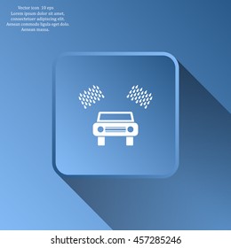 Car wash vector icon.