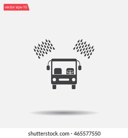 Car wash vector icon.
