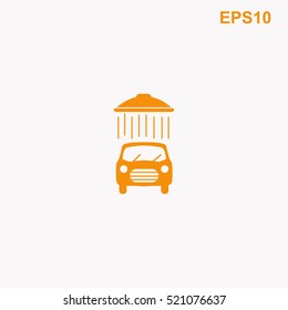 Car wash. vector icon