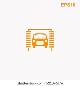 Car wash. vector icon