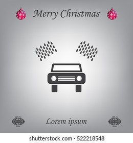 Car wash vector icon.