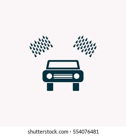 Car wash vector icon.