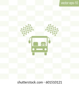 Car wash vector icon.
