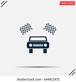 Car wash vector icon.
