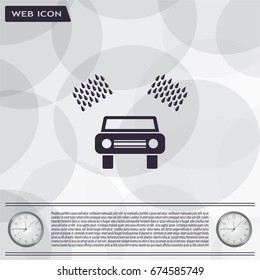 Car wash vector icon.