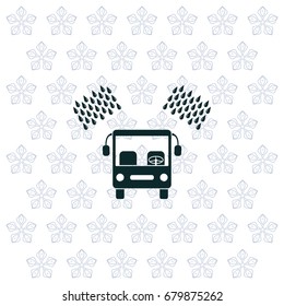 Car wash vector icon.