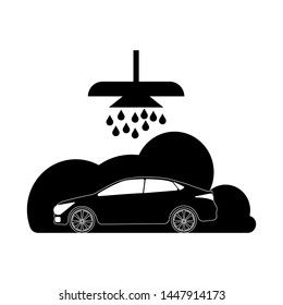 Car wash vector icon eps