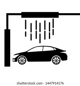 Car wash vector icon eps
