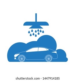 Car wash vector icon eps