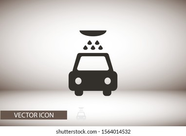 Car wash  vector icon , lorem ipsum Flat design