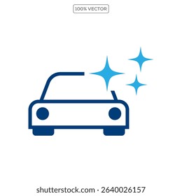Car wash Vector icon template design
