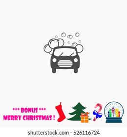 Car wash  vector illustration.