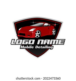 car wash Vector Logo Design Template