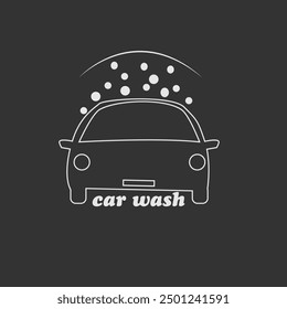 Car wash vector logo design for business