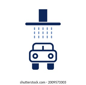 diseño de la plantilla del logotipo del vector de lavado de coches