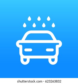 car wash vector sign
