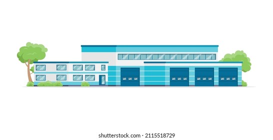 Car Washing Automobile Repair Service Car Shop Building Exterior Isometric Vector Illustration. Auto Maintenance Mechanic Professional Workshop Transportation Restoration Street Neighbourhood