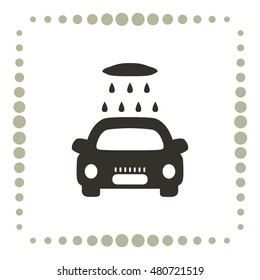 Car washing icon, vector design