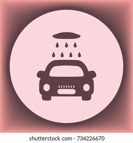 Car washing icon, vector design