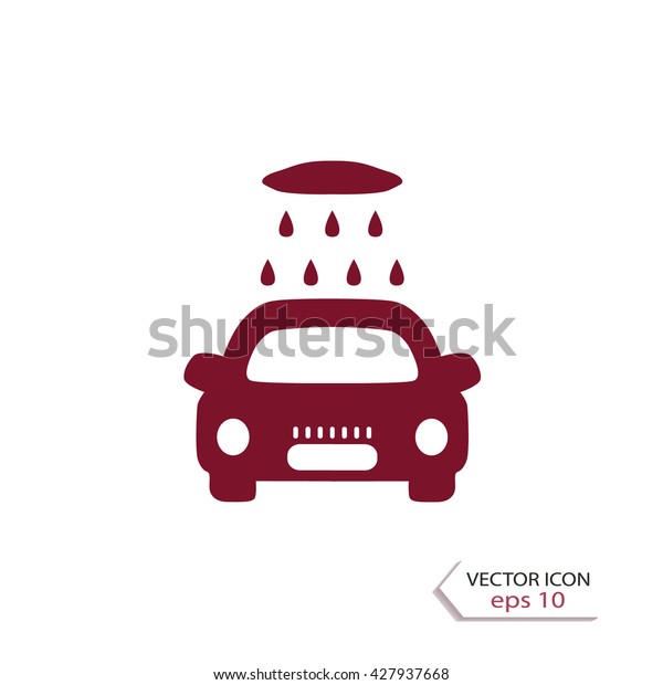 Car washing icon, vector\
design