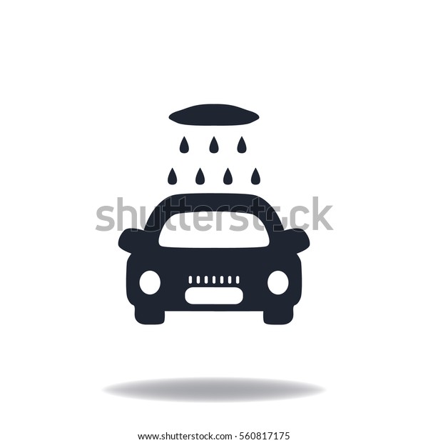 Car washing icon, vector\
design