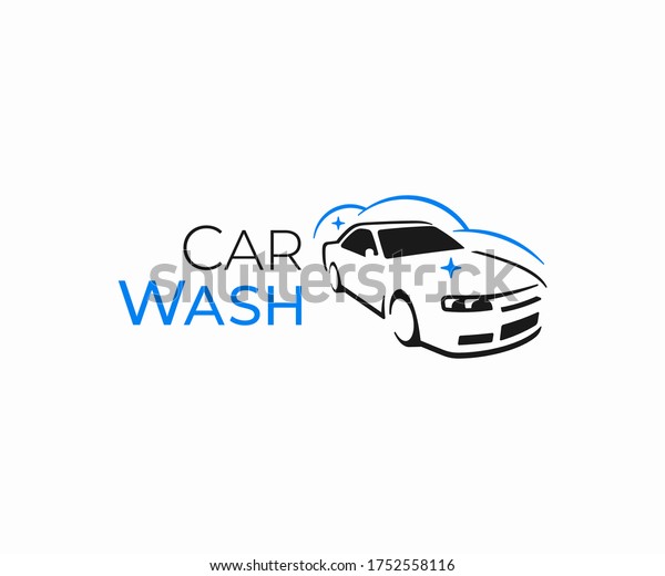 Car washing service logo design. Auto detailing\
vector design. Car wax\
logotype
