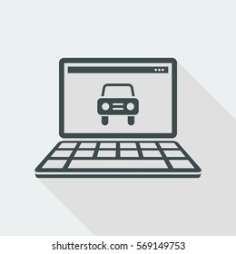 Car web service icon