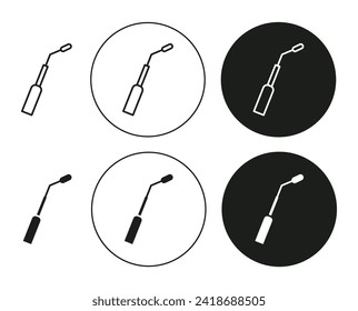 car wheel brace outlined icon contour line vector. car wheel brace flat and simple set design