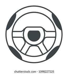 car wheel control icon