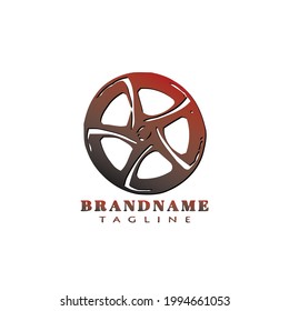 Logo für das Autoradio-Logo Design-Symbol moderne Vektorgrafik