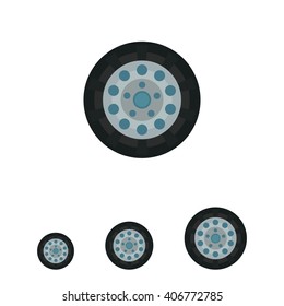 Car wheel icon