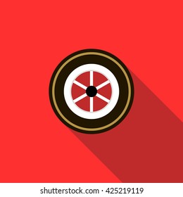 Car wheel icon