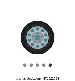 Car wheel icon