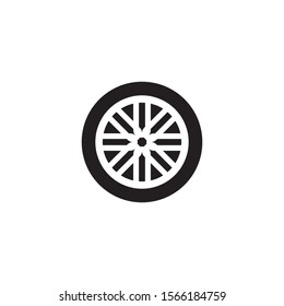 Car wheel icon design template vector isolated