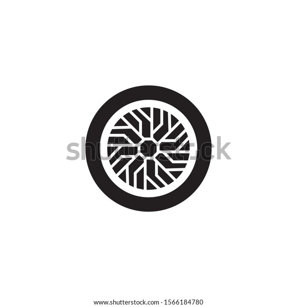 Car wheel icon\
design template vector\
isolated