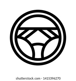 Car wheel icon. vector illustration - Vector