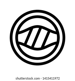 Car wheel icon. vector illustration - Vector