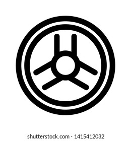 Car wheel icon. vector illustration - Vector