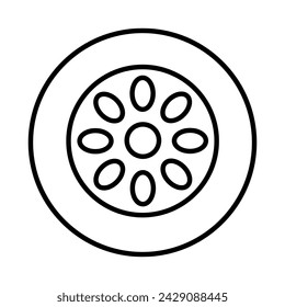 Car wheel icon vector. Wheel illustration sign. Tire service symbol or logo.