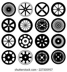 Car Wheel Icons